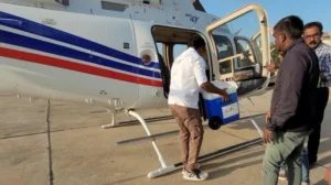 In Bengaluru, brain death patient's organs have been retrieved and airlifted