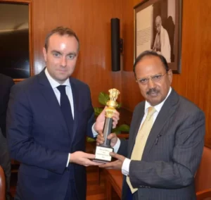 French Defence Minister and NSA Ajit Doval discuss security-related issues