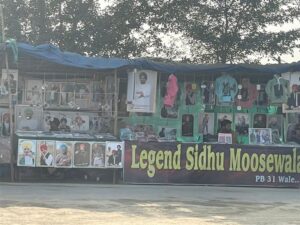 The cremation site of Sidhu Moosewala has become a market for his fans